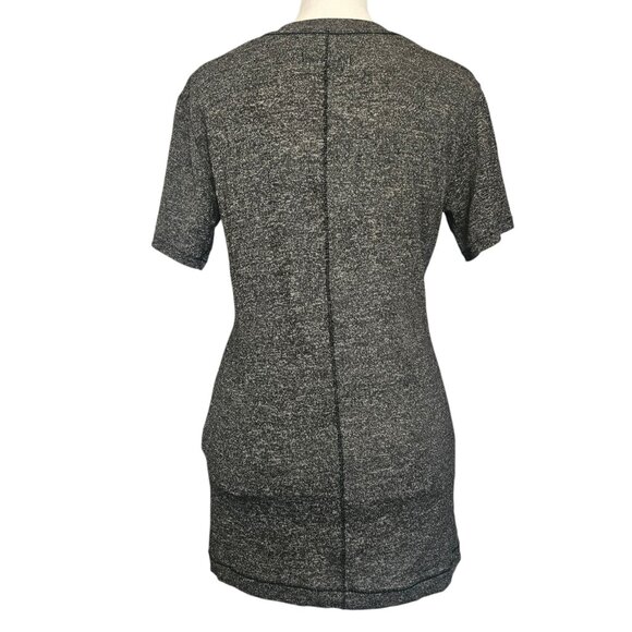 Rag & Bone Jean Dark Gray V-Neck Short Sleeve Tee Women's SZ X-Small Minimalist - Picture 4 of 12